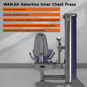 Equipo de gimnasio ajustable comercial para culturismo Máquina de carga de pines de fitness para extensión de piernas de entrenamiento de ejercicio - Product Image 3