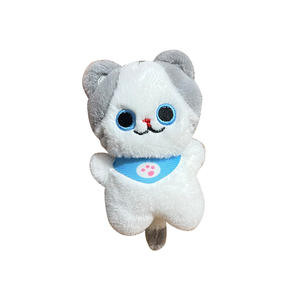 Jinnew Kawaii Cartoon Eco-Friendly 3D Anime Cute Stuffed Animal Brown Black Cat Doll Custom Plush Keychain Promotional Toy - Product Image 6