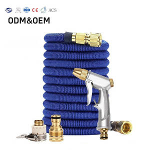 Conector de Acero Inoxidable de 3/4'' para Jardín, Ligero, Antitorsiones, a Prueba de Perros, Anticorrosión, Robusto, Antipúas, Expandible - Product Image 1