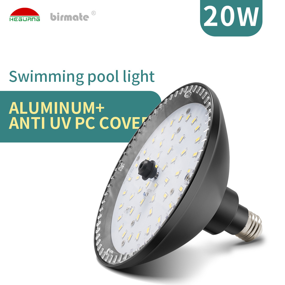 White 6000K Waterproof PAR56 Aluminum Inflatable Swimming LED Swimming Pool Lighting Edison Base