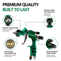 Pistolet à air HVLP professionnel pour peinture automobile SD-01, corps en alliage, buse de 1,3 mm, alimentation par gravité 600 ml