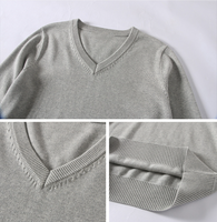 Pull-over décontracté pour femme en laine et cachemire de haute qualité, col en V, doux, moelleux, coupe ample, avec logo OEM de la manufacture