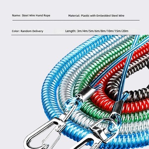 Corda Telescopica in Acciaio per Pesca, Protezione Canna da Pesca, Corda Anticaduta Automatica Retrattile, Elastico per Rilascio Canna da Pesca - Product Image 6