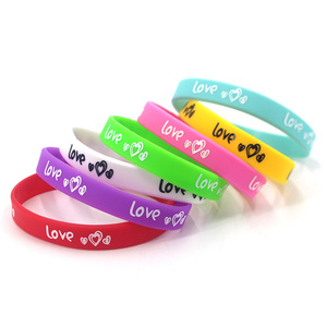 2025 bán chạy nhất tùy chỉnh <span class=keywords><strong>Silicone</strong></span> Vòng đeo tay cho ngày Valentine - Product Image 2