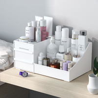 Meilleure vente grand organisateur de maquillage de bureau écologique multicouche boîte de rangement en polypropylène 3-6L capacité pour s'habiller