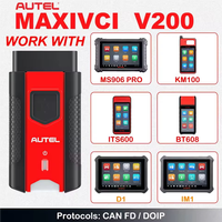 Dongle Inalámbrico Autel MaxiVCI V200 VCI200 Compatible con Protocolo CAN FD/DOIP para Autel MS906 Pro KM100 BT609 BT608 ITS600