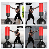 Sac de frappe vertical pour enfants/adultes, mannequin de frappe autoportant, équipement d'entraînement pour le Sanda, sac de frappe de boxe