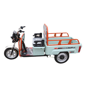 Triciclo Eléctrico <span class=keywords><strong>de</strong></span> <span class=keywords><strong>Carga</strong></span> <span class=keywords><strong>de</strong></span> 500W con Caja Abierta, Motocicleta Eléctrica Pequeña <span class=keywords><strong>para</strong></span> Reparto y <span class=keywords><strong>Carga</strong></span> - Product Image 2