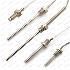 Messing Roestvrij Staal Ss304 <span class=keywords><strong>Ss316</strong></span> Sonde <span class=keywords><strong>Pt100</strong></span> Pt1000 Temperatuursensor Met M3 M4 M6 M10 Draad - Product Image 3