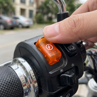 Accessoires de modification pour motos et véhicules électriques, compatibles avec DIO50, combinaison de cinq interrupteurs : klaxon, direction, allumage
