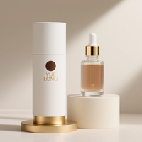 Flacon en verre pour cosmétiques et parfums de 30 ml/50 ml/100 ml, boîte cylindrique de luxe, tube cadeau pour huile essentielle, emballage en papier, tube à rouge à lèvres
