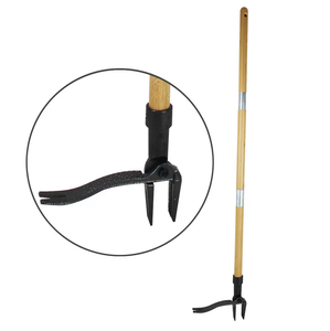 Heavy-duty and Practical Garden Horticultural Hand <b>Tool</b> 3-section Long Handle 4-claw Manual Weeding <b>Tool</b> - Product Image 6