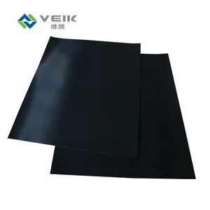 Reusble Matras Pembakaran BBQ PTFE, Alas Memasak BBQ Hitam Anti Lengket Tahan Panas Oven Liner