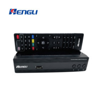 Receptor de TV Digital Full HD Dvbt2, Decodificador de TV Digital H.265 HEVC, Receptor de TV Satelital Hecho en China