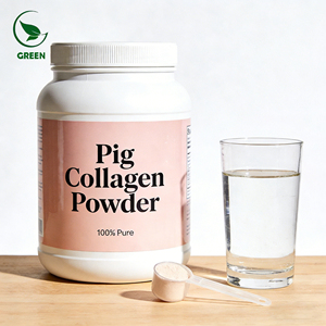 Collagène animal, protéine organique, collagène de porc hydrolysé en poudre pour la beauté de la peau - Product Image 1