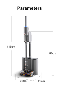 <span class=keywords><strong>Airbot</strong></span> เครื่องดูดฝุ่นแบบพกพาในครัวเรือน, เครื่องดูดฝุ่นแบบไร้แปรงถ่าน HEPA มอเตอร์3L แห้งความจุฝุ่นทำความสะอาดด้วยตนเองแบบพกพา - Product Image 3