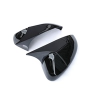 Coques de rétroviseurs noires brillantes Welta, à coller sur les coques de rétroviseurs latéraux, garnitures extérieures, kit carrosserie pour Accord 11e génération 2023