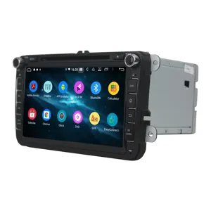 Автомобильный радиоприемник Android 2 Din 8 дюймов для универсального V W зеркального смартфона Link анти GPS громкой связи