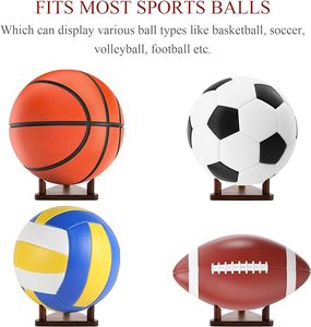 Support de présentation en bois personnalisé pour ballon de football et de <span class=keywords><strong>volley</strong></span>-ball - Product Image 4