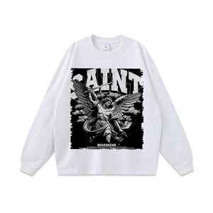 T-shirt Vintage Stile Americano con Stampa Retrò, Lavaggio Intenso e Effetto Invecchiato, in Puro Cotone, Manica Corta, Marca Trendy per <span class=keywords><strong>Uomo</strong></span> - Product Image 6