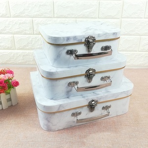 2022 Newly Design Best Vintage <strong>Cardboard</strong> <strong>Suitcase</strong> Gift Paper Box - Product Image 1