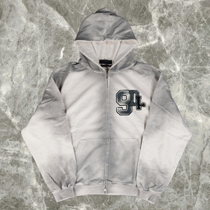 Sudaderas con Capucha Cortas de Algodón Grueso de 500 Gsm Personalizadas por el Fabricante, Sudaderas con Capucha Extra Grandes de Corte Cuadrado para Hombre con Logotipo Bordado - Product Image 2