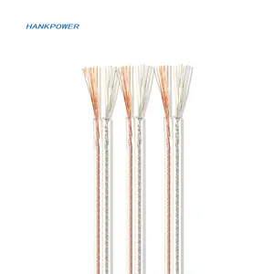 2468 Fios Transparentes 2468 30 28 26 24 22 20 18 16 Paralelo Awg 2 Núcleos Flat Wire Speaker Cable