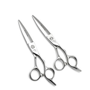 Tijeras de peluquería profesionales Rufute de 6.0 pulgadas, hoja afilada de acero inoxidable, mango largo para diestros, para uso en barberías y salones. - Product Image 5