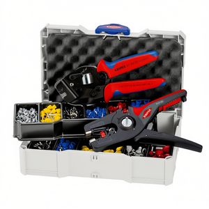 Knipex Industrial Grade Steel Wire <b>Crimping</b> Tool <b>Set</b> 13-Piece Assortment with Terminals for 16 AWG Electrical Connections - Product Image 2