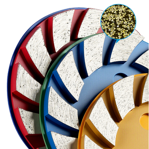 แผ่นขัดแบบเปียกเทอร์โบขัดเพชรขนาด<span class=keywords><strong>4</strong></span> "100มม. แผ่นขัดแผ่นขัดสำหรับพื้นคอนกรีตซีเมนต์ - Product Image 3