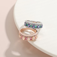 Bague en opale naturelle, argent 925, style léger et luxueux, tendance, vente chaude, bijoux élégants pour femme de bureau