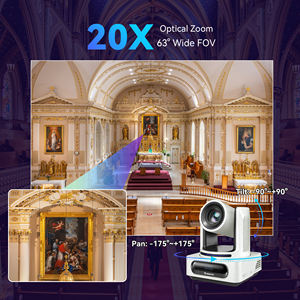 <span class=keywords><strong>Nouvelle</strong></span> Caméra de Conférence PTZ 4K VX20M-4K avec <span class=keywords><strong>Zoom</strong></span> 20X, NDI, USB, HDMI, SDI pour Diffusion en Direct - Product Image 3