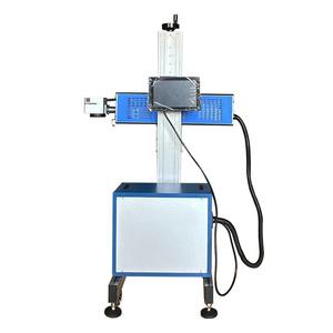Máquina de marcado láser de 30w 40w Co2 en línea de alta velocidad para grabado láser en movimiento en cintas transportadoras, fecha de producción, plástico - Product Image 2
