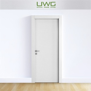 Porta Interna Moderna in Melamina Impermeabile Rivestita in MDF Porta in PVC Porta Rivestita in Impiallacciatura di Legno Naturale - Product Image 2