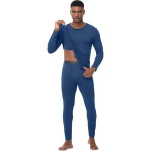 Ensemble de sous-vêtements thermiques pour homme en viscose de bambou, doux, chaud, léger, haut et bas, tailles S-XXL - Product Image 1