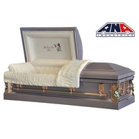 ANA-manijas de barra oscilante para adultos, suministros funerarios de lujo, ataúd de Metal, alta calidad