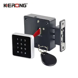 KERONG बिना चाबी इलेक्ट्रॉनिक डिजिटल पासवर्ड फर्नीचर दराज टच कीपैड कार्ड कैबिनेट ताला