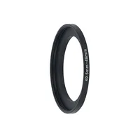 Adaptateur de filtre d'objectif d'appareil photo 40,5 mm-49 mm en alliage d'aluminium, mâle 40,5 mm vers femelle 49 mm, mise au point fixe, noir, usinage CNC personnalisé, non complet