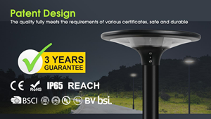 Lampe Solaire Extérieure en Gros, Forme UFO Intégrée, pour Jardin et Aménagement Paysager de Villa, Éclairage à Induction par Capteur PIR IP65 - Product Image 4