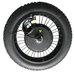 Sepeda Listrik, kit konversi motor hub sepeda lemak listrik sepeda 3000w 72v 20 inci 24 inci 26 inci