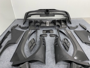 Kit de Carrocería de Fibra de Carbono Estilo MS para Ferrari <span class=keywords><strong>488</strong></span> GTB Cabriolet, Material de Fibra de Carbono Parcial - Product Image 5