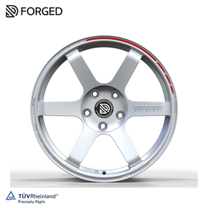 Jantes GUDE en alliage d'aluminium forgé blanc 25 mm ET <span class=keywords><strong>Time</strong></span> Attack Edition Deep Dish 18-22 pouces avec garantie à vie pour GR8 Saga - Product Image 2