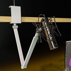 Professional Scissor Microphone Desktop Boom Arm Stand for Radio Studio Podcast Gaming Microphone Desk Mic Holder - Product Image 5