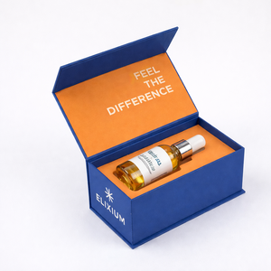 Boîte d'emballage cosmétique personnalisée haut de gamme, fermeture magnétique, boîte cadeau rigide pour sérum de beauté, fabricant de logo personnalisé - Product Image 2