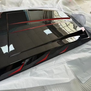 Capot moteur en fibre de carbone noir pour Jeep Wrangler Mitsubishi Lancer Evolution pour ATS MG6-Nouveau - Product Image 3