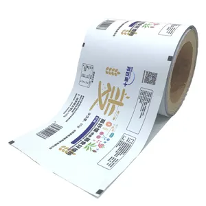 Thermal Laminating Mylar film in roll for food packing Custom printed roll film plastic rollstock