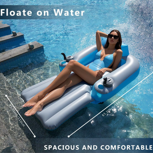 Matelas gonflable <span class=keywords><strong>de</strong></span> <span class=keywords><strong>piscine</strong></span> en PVC pour adultes, idéal pour les fêtes à la plage et en <span class=keywords><strong>piscine</strong></span> – Meilleure vente estivale - Product Image 1