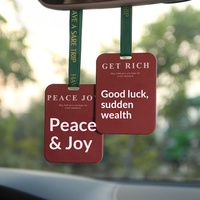 Grand succès : Feuilles parfumées créatives en papier pour voiture, désodorisant suspendu, décorations personnalisées