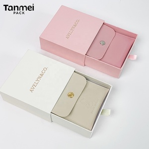 Boîte <span class=keywords><strong>à</strong></span> <span class=keywords><strong>Bijoux</strong></span> Personnalisée et Recyclable en Carton Tiroir, Emballage en Papier pour Parures, avec Pochette - Product Image 1