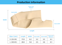 Redresseur d'orteil du gros orteil, protecteurs séparateurs d'ongles, bandages ajustables, correcteur de hallux valgus